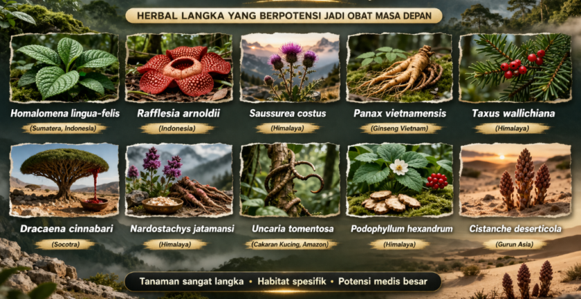 Herbal Langka Dunia yang Berpotensi Jadi Obat Masa Depan